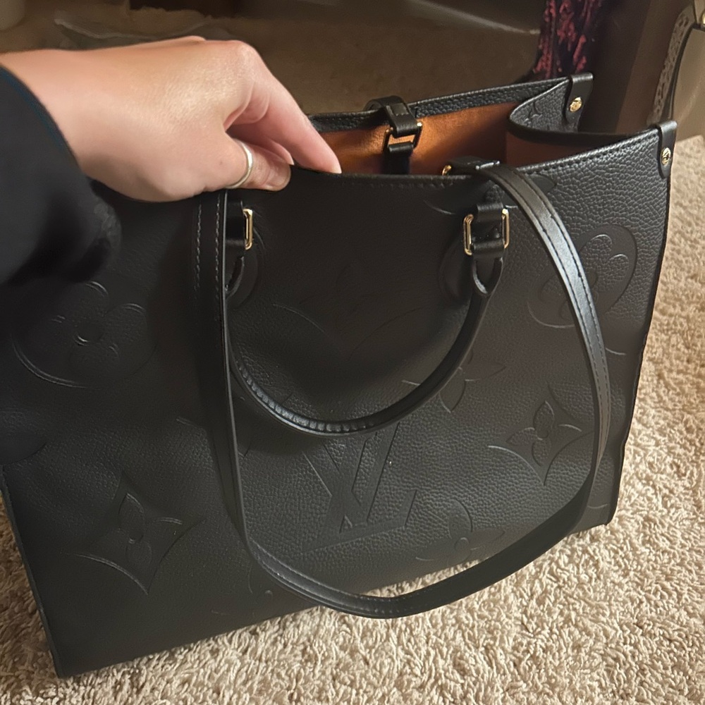Louis Vuitton Onthego GM black monogram Empreinte